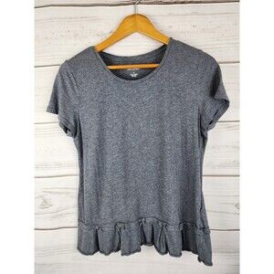 Banana Republic Gray Designer Tee Womens Small